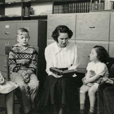 Oregon City Library 1950 - Story Time