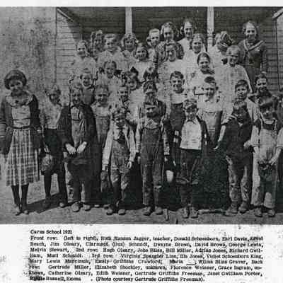 Carus School Students 1921