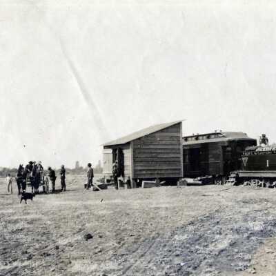 Medford Oregon - 1910 - Horse and Buggy at Train Station