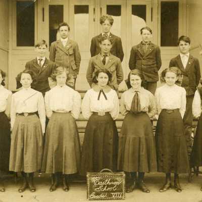 Eastham School Students 1909 - 8th Grade - Oregon City