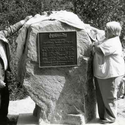 Barlow Trail Marker 1984 - Dedication