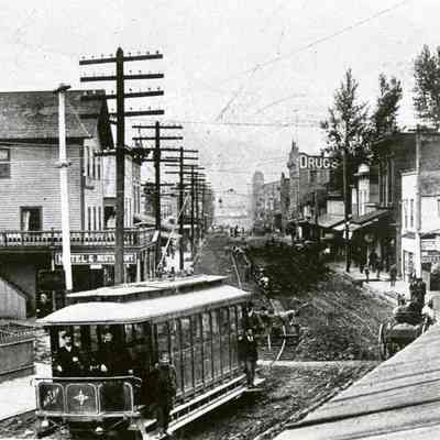 Oregon City 1893 - Streetcar "Helen" - Oregon City's First Streetcar