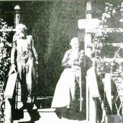 Marmot Post Office - Adolph Aschoff and Wife