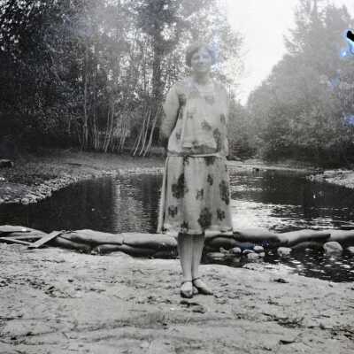 Unidentified Woman at Camp Adams.