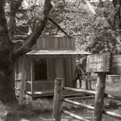 Reconstructed Toll Gate for Barlow Road.