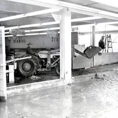 1964 Flood - Danielson's Grocery - Clean Up - 15th and Washington - Oregon City