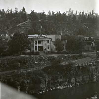 Oregon City 1908 - 6th and Water Streets - Elks Building