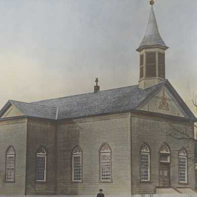 Painting of St. John's Church Oregon City, Oregon - No Date
