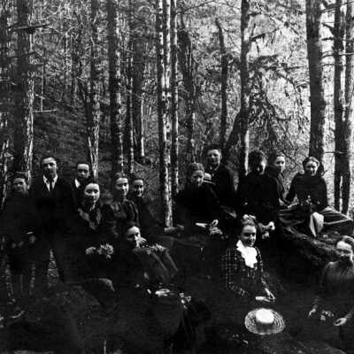 Chautauqua Lake 1894 - Botany Class