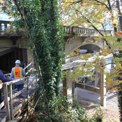 Oregon City Arch Bridge Restoration 2011
