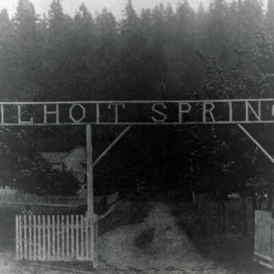 Wilhoit Springs 1908 - Entrance Gate