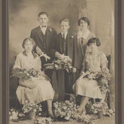 Stafford Grade School Student 1924 - 8th Grade Graduation