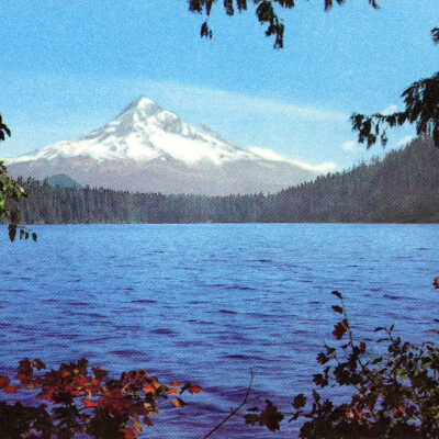 Lost Lake and Mt. Hood.