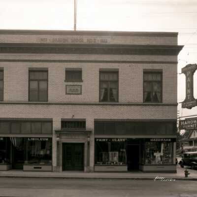 Freidrich STore: Copyright: None; Origsize: 9.75X5.5; Origformat: Negative