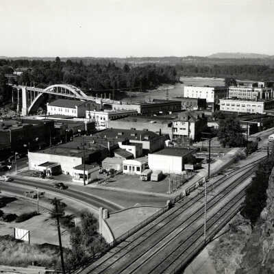 Oregon City 1930s - From Bluff