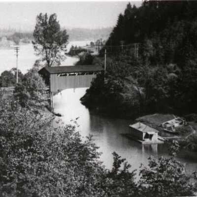 Lower Bridge over Sucker/Oswego Creek, #1