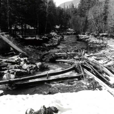Zigzag River Flood, January 12, 1965.
