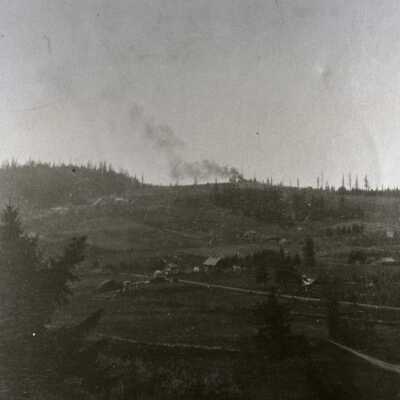 Happy Valley 1920 - Looking NE from 145th Avenue to Mt. Scott
