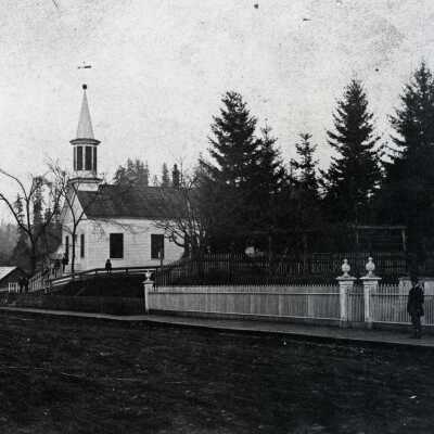 Oregon City 1880 - Congregational Church