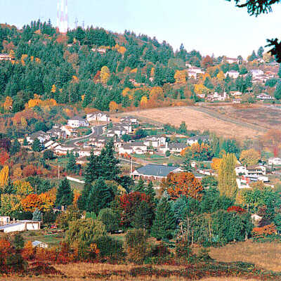Happy Valley - Fall Scene in a New Subdivision 1985