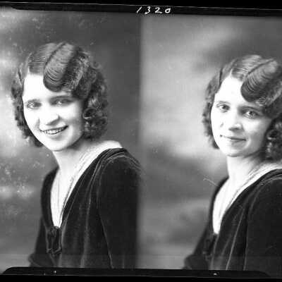 Photograph of a woman for Kathryn Barry - December 1929 - Negative