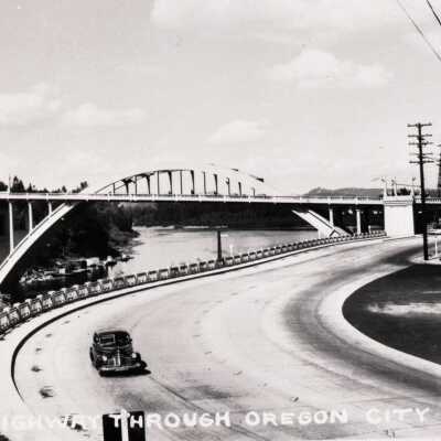 Oregon City 1936 - McLoughlin Blvd. at 6th