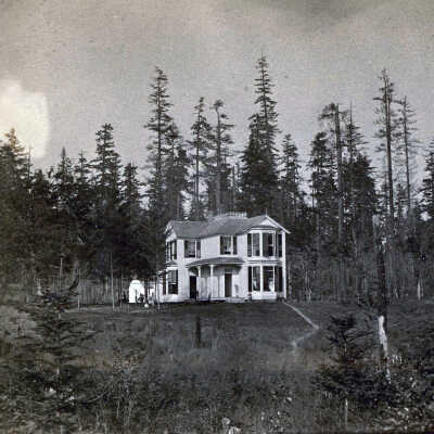 John Meldrum Residence, Jennings Lodge, 1885: Copyright: None; Origsize: 4"x4"; Origformat: Print-Photographic