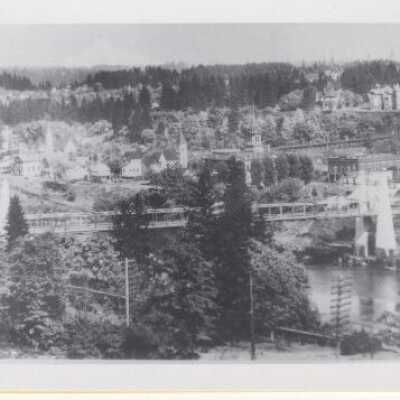 Oregon City from West Linn 1904