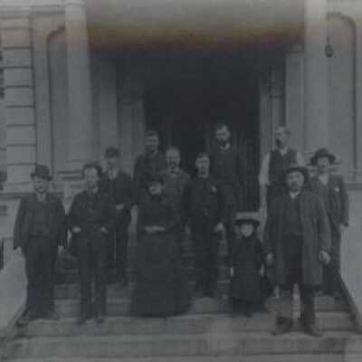 Clackamas County Courthouse Staff - 1889