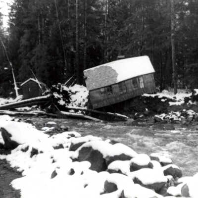 Zigzag River Flood, January 12, 1965.