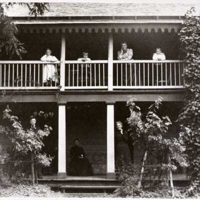 Rose Farm Front Porch, 1902