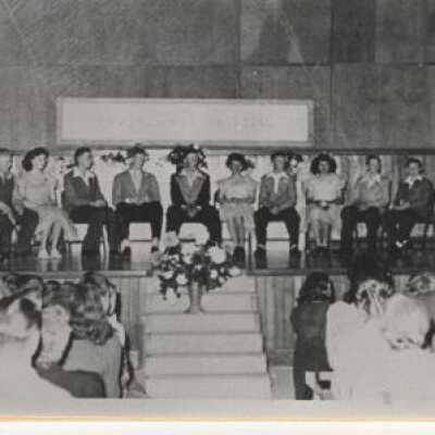 Carver School Students 1946 - 8th Grade Graduation - Carver, Oregon