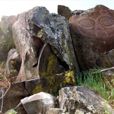 Native American Petroglyph - She Who Watches