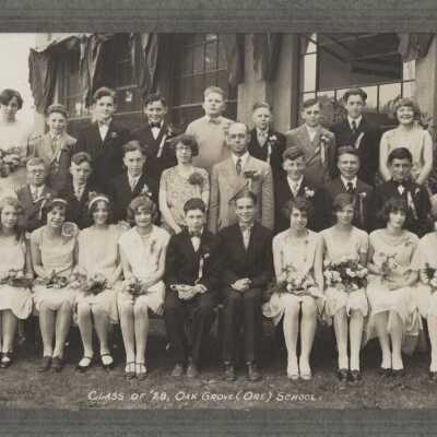 Class of 1928 Oak Grove School