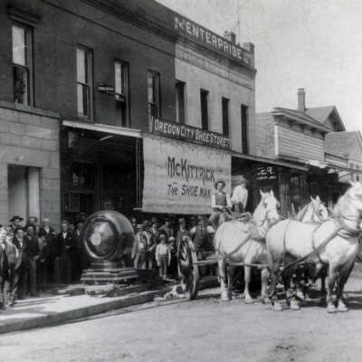 Carliss Safe for Bank of Oregon City - 1896