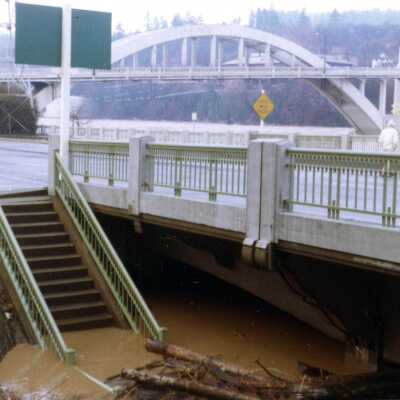1964 Flood - 8th Street and McLoughlin Blvd - Oregon City