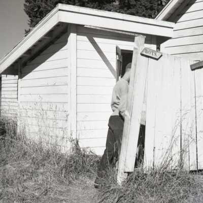 Kelso School Latrine - 1949 - Kelso, Oregon