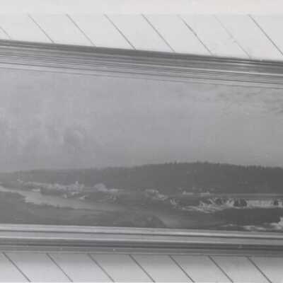Willamette River Falls Painting - 1866 - 1867 - Photograph of Original painting