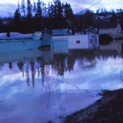 1964 Flood - 15th and Washington - Oregon City Oregon