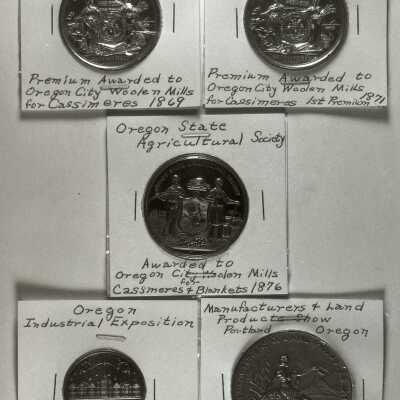 Oregon City Woolen Mills Awards (1869-1914)