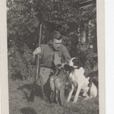 Kent Wilson and friend "A Mighty Hunter"