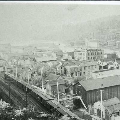 Oregon City from the Bluff at 6th Street