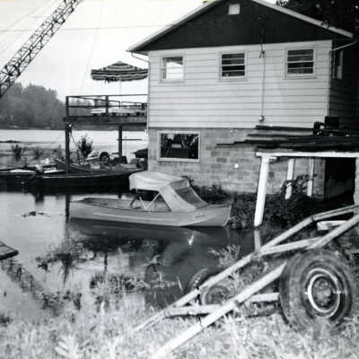 1964 Flood in Milwuakie.: Copyright: None; Origsize: 8" x  10"; Origformat: Print-Photographic