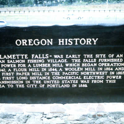 Willamette Falls History - Oregon City