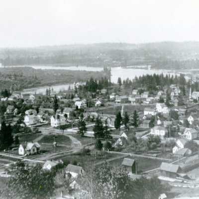 Upper Oregon City from Falls View