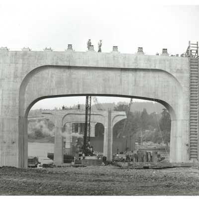 Construction of I205, Abernethy Bridge, #2