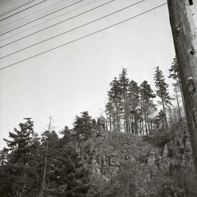 Coalca's Pillar 1970's - Between Canemah and New Era, Oregon