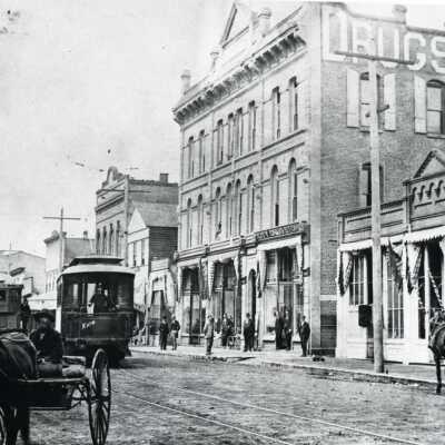 Trolley Cars "Kate" and "Dona" in Oregon City