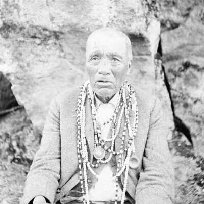 Native American Joe Clark.: Copyright: Clackamas County Historical Society; Origsize: 4x5; Origformat: Print-Photographic