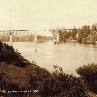 Willamette River Bridge at Wilsonville.